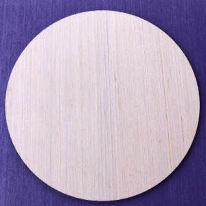 Round Circle Door Hanger Wood Cutout